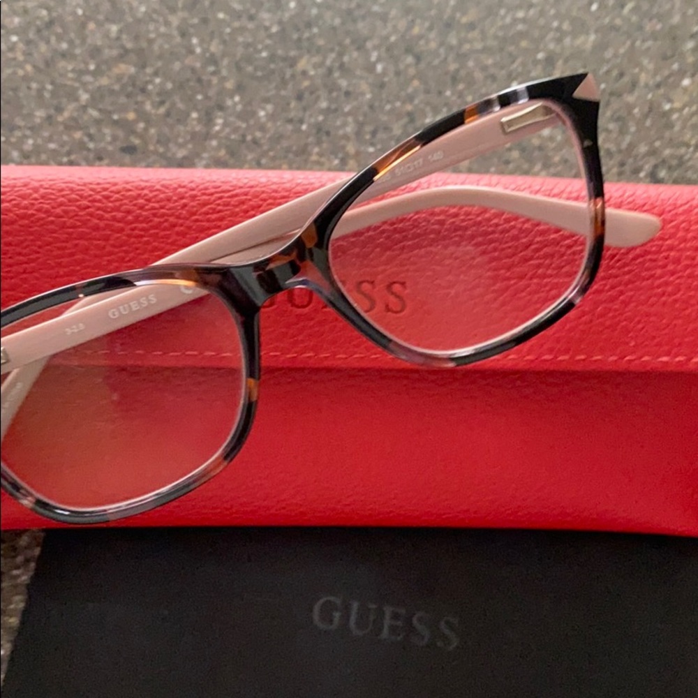 Guess GU2673 055 Havana Full Rim Rx Eyeglasses EUC